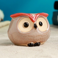 Горшок "Совенок Бом" 8х6х5,5см