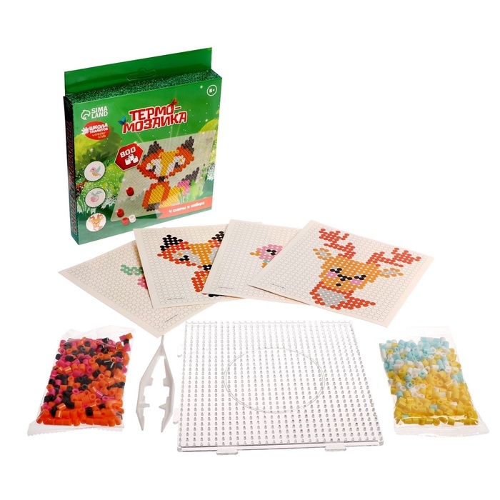 Термомозаика &laquo;Животные&raquo; с пинцетом