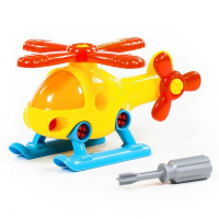 Конструктор винтовой &laquo;Вертолёт&raquo;, 16 элементов