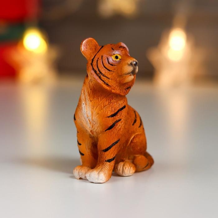 Сувенир полистоун "Тигрёнок" МИКС 7,6х4,5х6 см