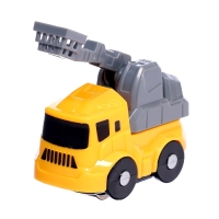 Интерактивный набор-парковка &laquo;Приключения на стройке&raquo;, 4 машинки в наборе, подвижные элементы, аксессуары