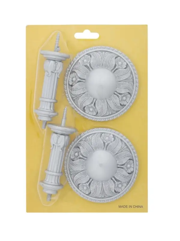 Крючок для штор CAPPIO KS031, d=95 мм, цвет серебро, 2 шт