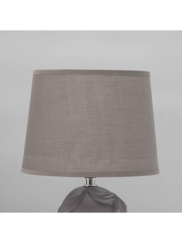 Лампа настольная "Афродита" 1х40Вт Е14 серый 19х19х28,5см