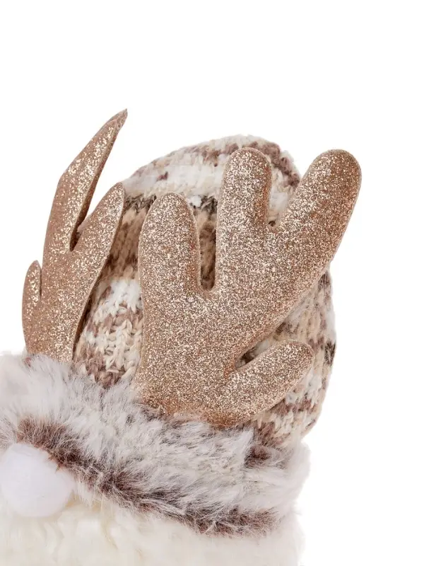 Фигура текстиль &laquo;Гном лосяш&raquo; 33 см, 1 LED, от батареек AG13&times;3, свечение тёплое белое