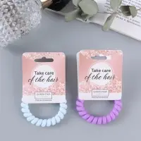 Резинка для волос пружинка &laquo;Матовая&raquo;, МИКС