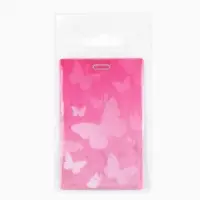 Чехол для бейджа &laquo;Бабочки&raquo;, 6,5 х 10,5 см