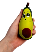 Антистресс сквиш мялка &laquo;Авокадо&raquo;, с песоком, в шоубоксе, тянучка