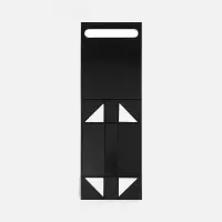 Коробка складная Holdfold, L, черная