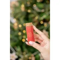 Новогодние свечи в колбе, набор 2 шт., аромат мята и ваниль, 3&times;3&times;8 см