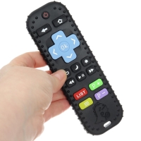 Прорезыватель для зубов Крошка Я &laquo;Пульт детский&raquo;, цвет черный, размер 16 см