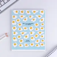 Тетрадь в клетку, 48 л., А5, на скрепке, блок №1 &laquo;Паттерн&raquo; МИКС