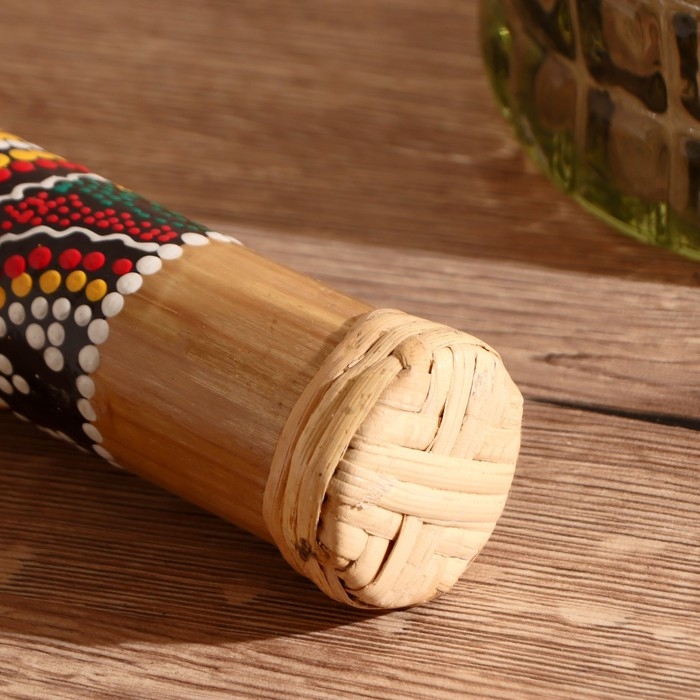 Сувенирный музыкальный инструмент "Посох дождя" 20 см МИКС