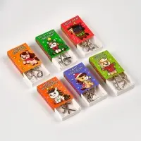 Puzzle Головоломка металлическая, лошадки стикеры,  МИКС