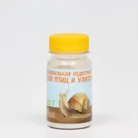 Минеральная подкормка "Пижон" для птиц и улиток, банка, 125 г