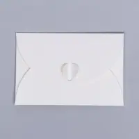 Конверт для подарочного сертификата, белый, 10.5&times;7 см