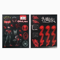 Набор крафтовых пакетов со стикерами, Человек-паук, 18х22х12 см