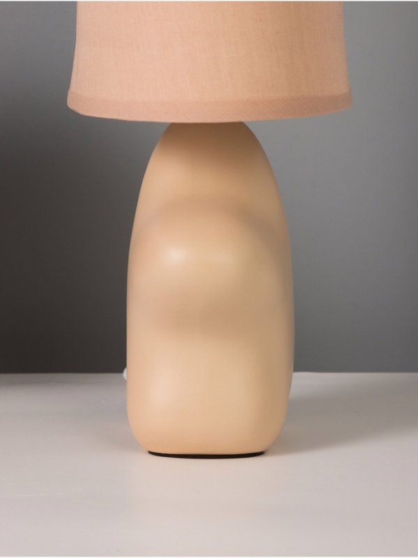 Лампа настольная "Звезда" 40Вт Е14 розовый 12х19х29см