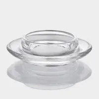 Икорница с крышкой "Купол" 7х7х9 см, прозрачная