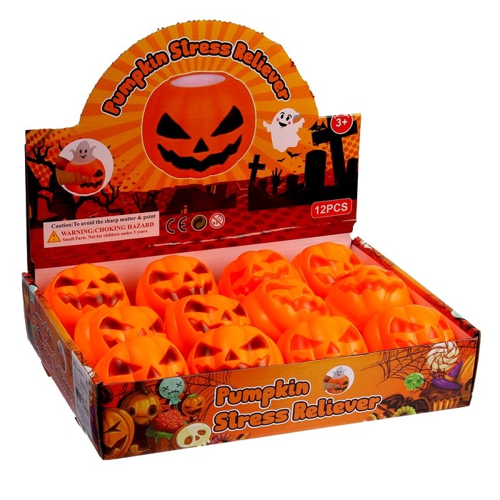 Антистресс игрушка - мялка &laquo;Тыква с привидением&raquo;