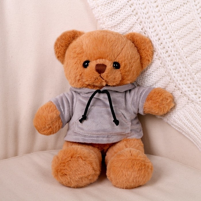 Мягкая игрушка &laquo;Медведь&raquo; в толстовке, 28 см, цвет МИКС