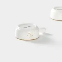 Кокотницы &laquo;Церера&raquo;, набор 2 шт., d=7.5 см, 100 мл, фарфор, белые