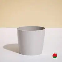 Кашпо для цветов, d=10 см, 0.5 л, пластик, бежевое