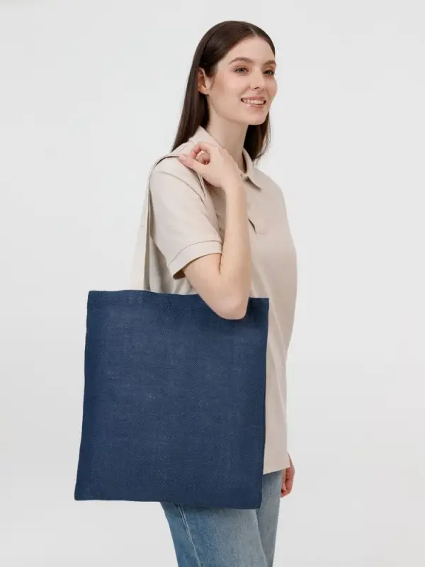 Холщовая сумка на плечо Juhu, синяя