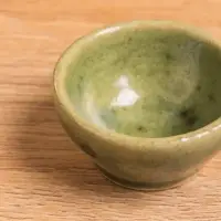 Соусник керамика, цв. зелёный, 3,5х3,5х1,5 см