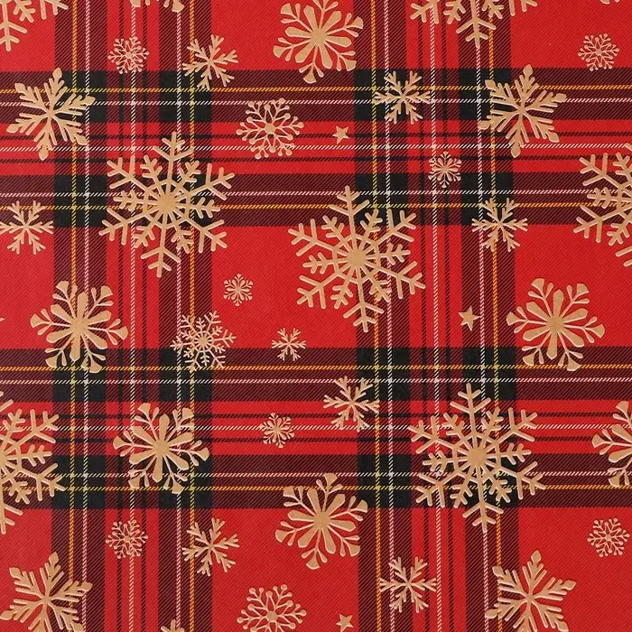 Бумага упаковочная крафтовая &laquo;Новогодняя&raquo;, 50 х 70 см