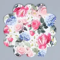 Коробка для печенья, кондитерская упаковка с пластиковой крышкой, &laquo;Для тебя&raquo;, 10.5 х 10.5 х 3 см