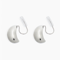 Клипсы &laquo;Тренд&raquo; крупная капля, цвет серебро