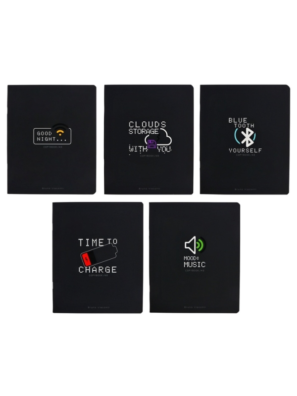 Тетрадь 48л кл LIFE INTERFACE, МИКС