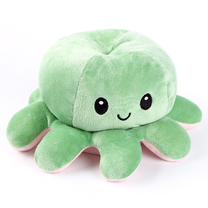 Мягкая игрушка &laquo;Осьминог&raquo;, перевёртыш, цвет МИКС