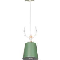 Светильник BayerLux "Олень" 1хE27 40Вт зеленый-белый 13х13х100 см