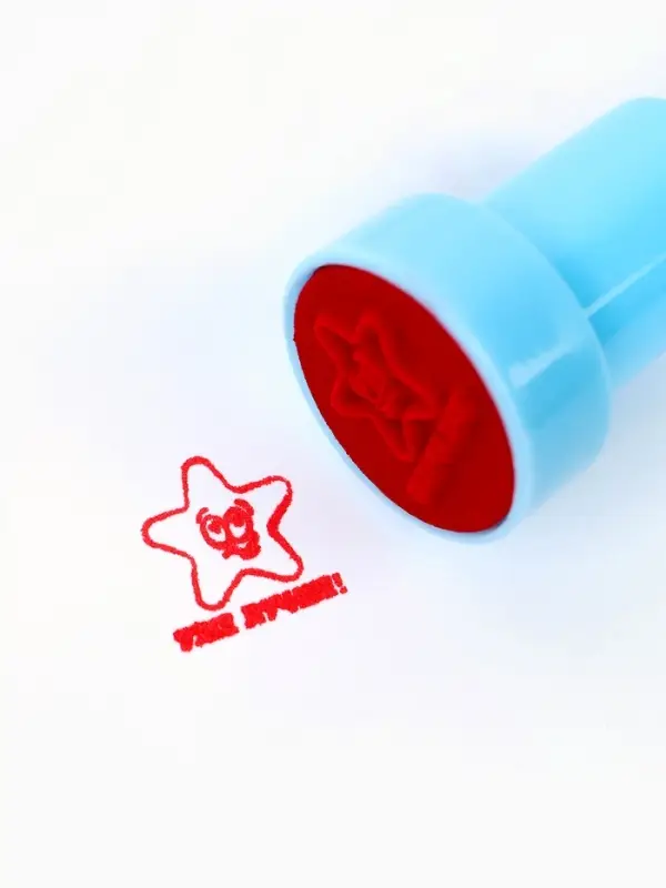 Оценочные печати "Смайлы" набор 10 шт, вид МИКС