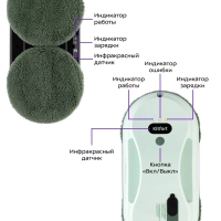 Робот мойщик окон КТ-5189 - 80 Вт