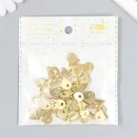 Подвес металл для фоторамки/картины золото набор 40 шт 2х1,3 см