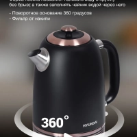 Чайник HYK-S4501 1.7л. 2200Вт черный