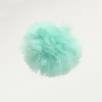 Игрушка для кошек "Меховой шарик", искусственный мех, 5 см, мятная