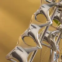 Корабль сувенирный 30х8х40 см, латунь