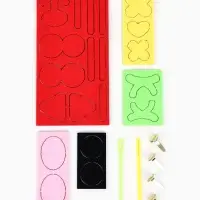 Набор для создания сумки из фетра "Кошечка", цвет розовый