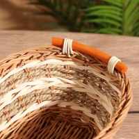 Корзина плетеная 27x19x10 см, ротанг