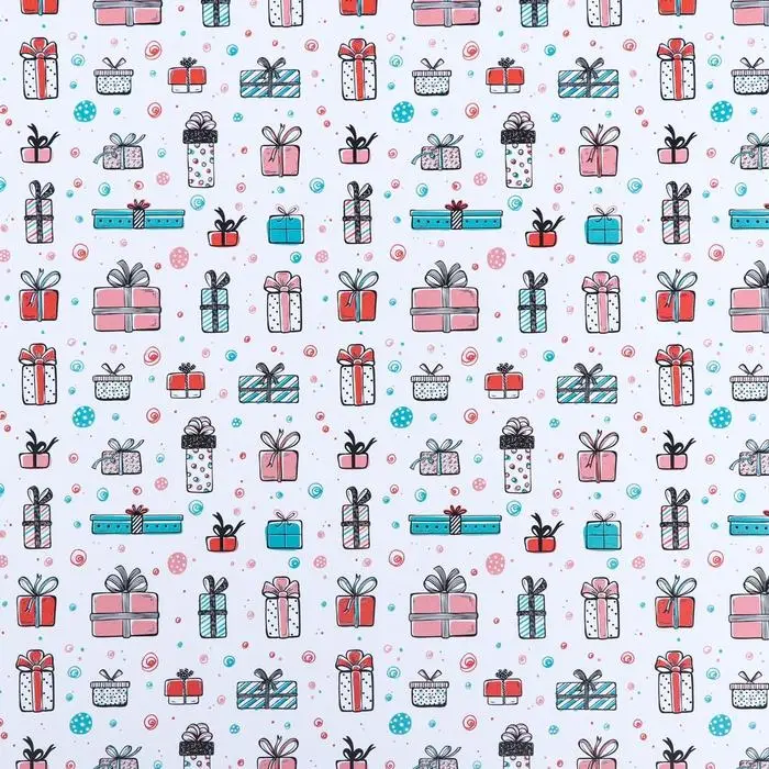 Бумага глянцевая &laquo;Подарок&raquo;, 40&times;60 см