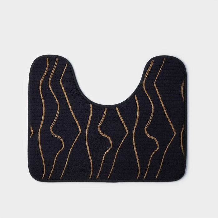 Коврики для ванной и туалета Доляна Lightning, 2 шт: 40&times;50 см, 50&times;80 см