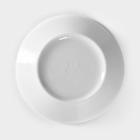 Блюдце фарфоровое &laquo;Бельё&raquo;, d=14 см, цвет белый