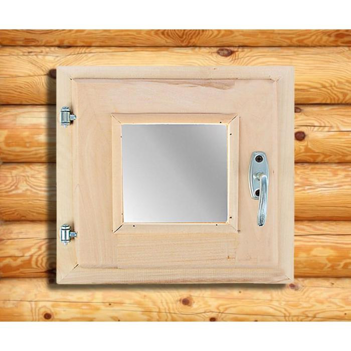 Окно, 30&times;30см, двойное стекло ЛИПА