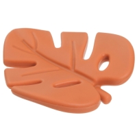 Прорезыватель силиконовый &laquo;Тропики&raquo;, цвет желтый/оранжевый, Mum&Baby