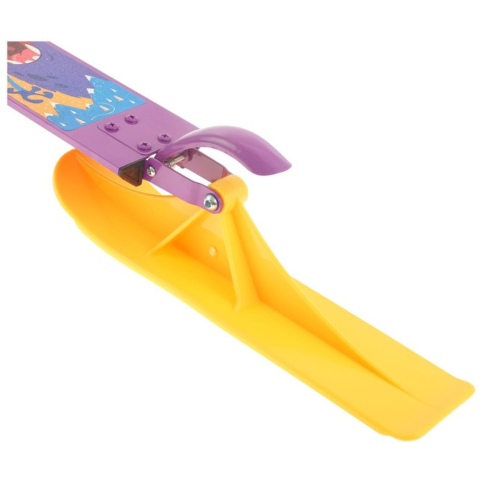 Самокат-снегокат 2 в 1 GRAFFITI &laquo;Монстрики&raquo;