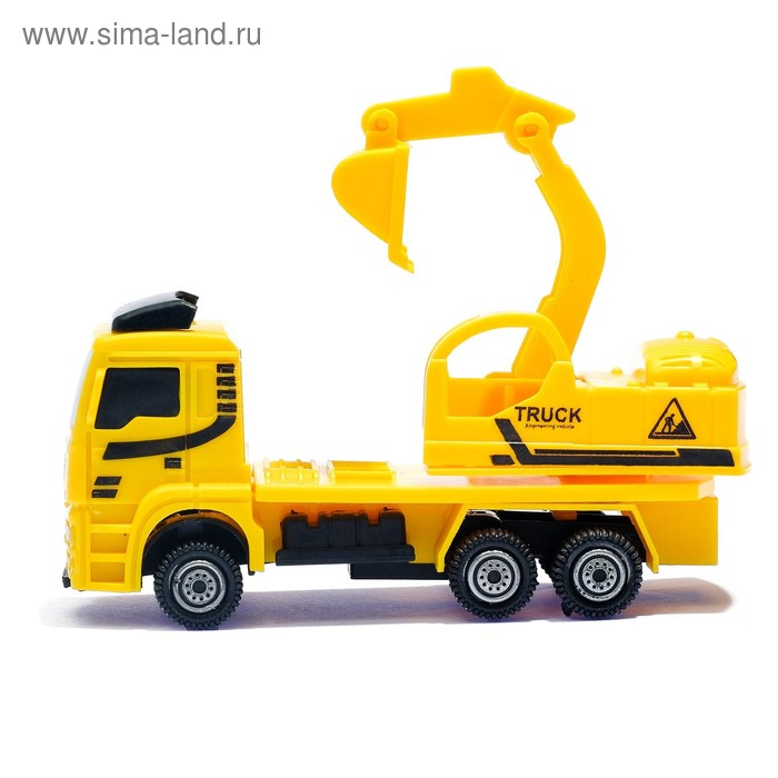 Набор инерционных машин &laquo;Стройка&raquo;, 3 штуки, в пакете