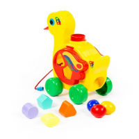 Игрушка-каталка с сортером &laquo;Уточка-несушка&raquo;